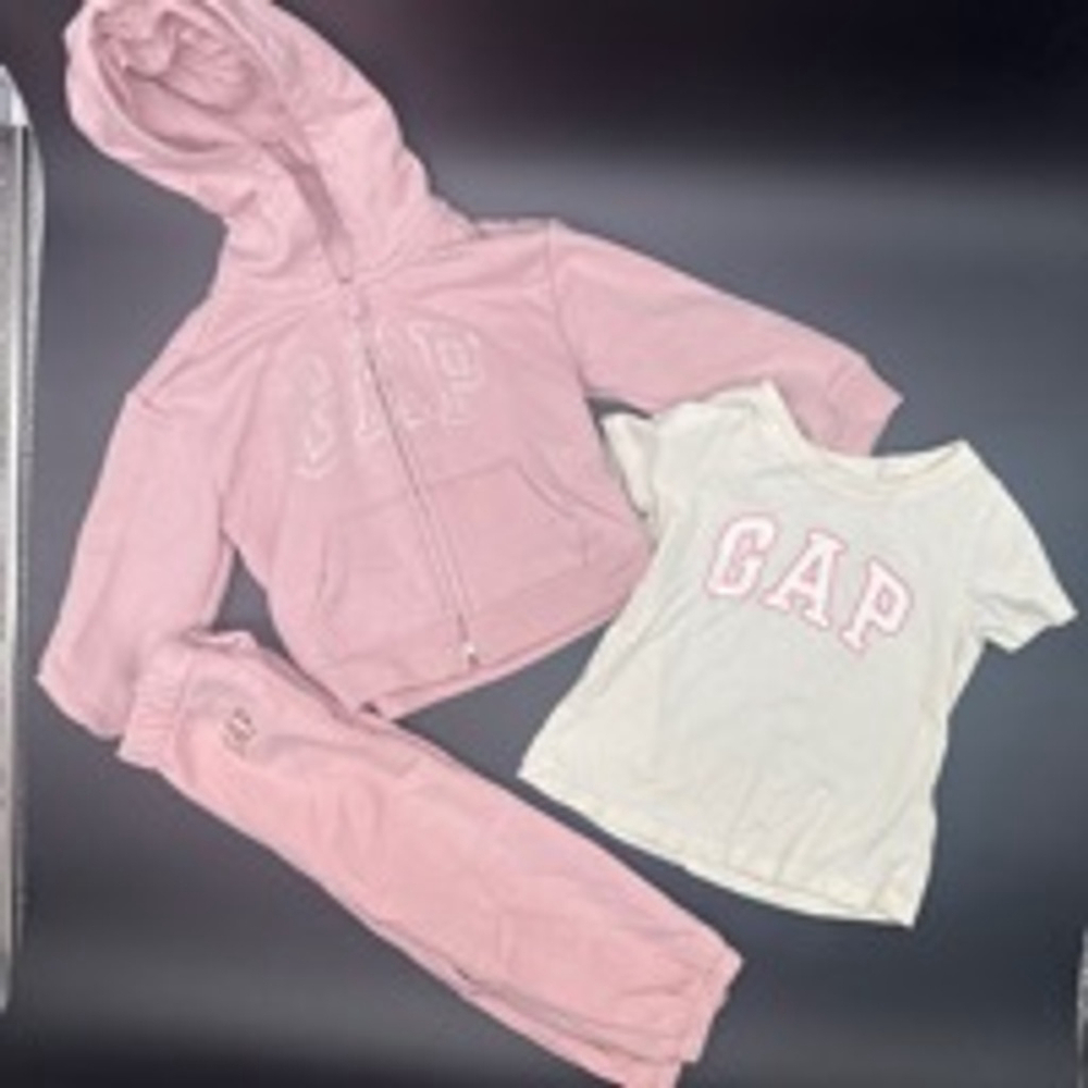 GAP Set 2/3T Pink Hoodie, Shirt and Pants